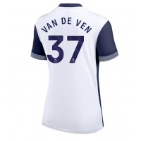 Dres Tottenham Hotspur Micky van de Ven #37 Domáci pre Ženy 2024-25 Krátky Rukáv